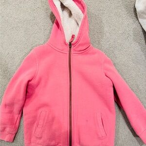 Primary Kids teddy fleece-lined zip hoodie